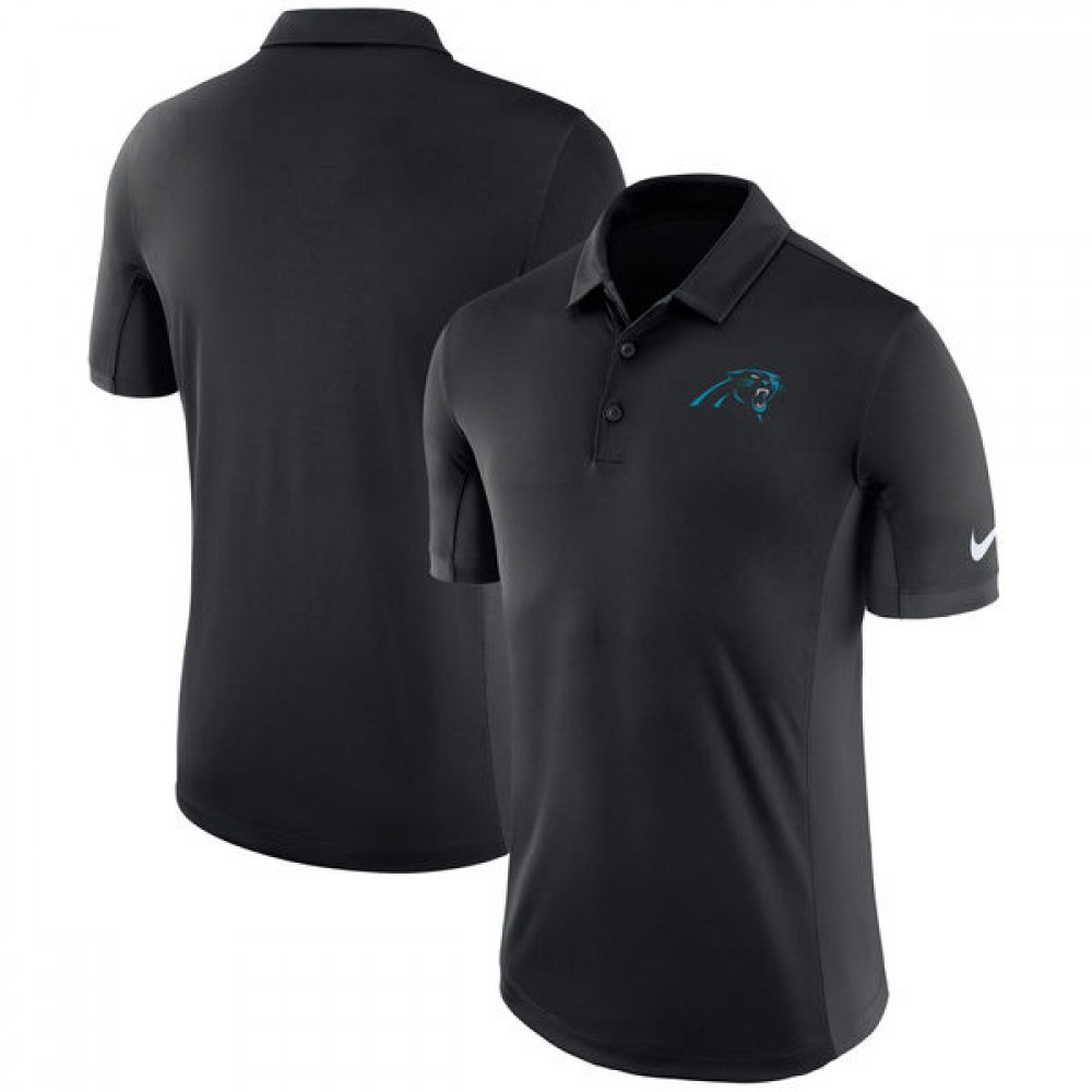 Men’s Carolina Panthers Black Evergreen Polo