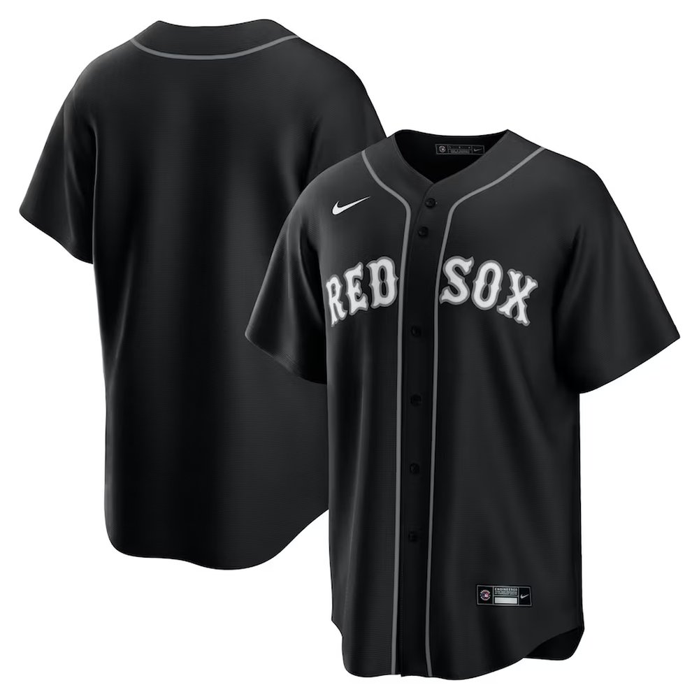 Youth Boston Red Sox Nike Black Lights Out Replica Jersey