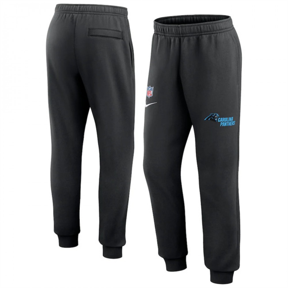 Men’s Carolina Panthers Black Chop Block Fleece Sweatpants