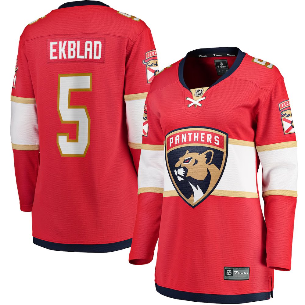 Women’s Florida Panthers #23 Carter Verhaeghe Red Home Jersey