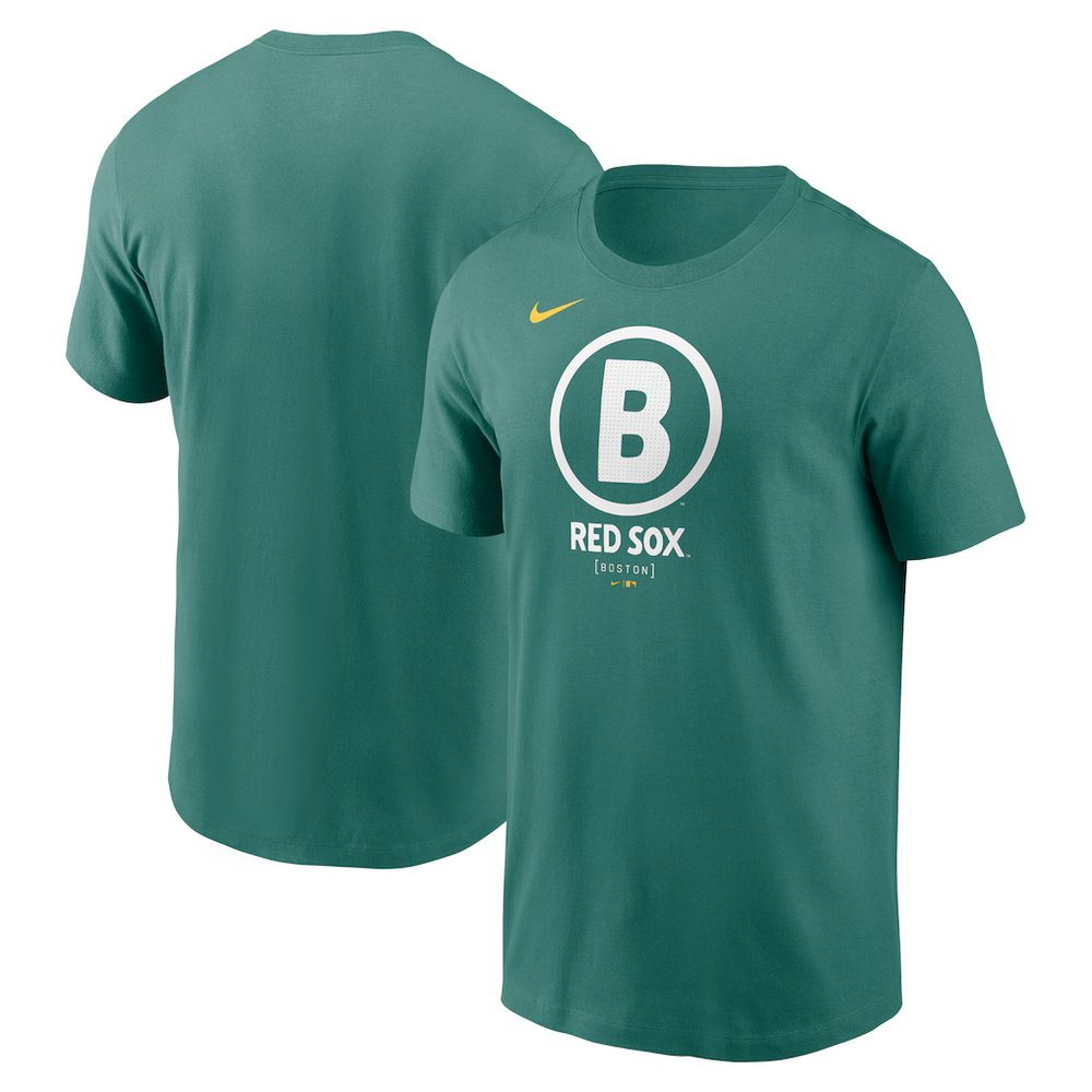 Men’s Boston Red Sox Nike Green 2025 City Connect Logo T-Shirt