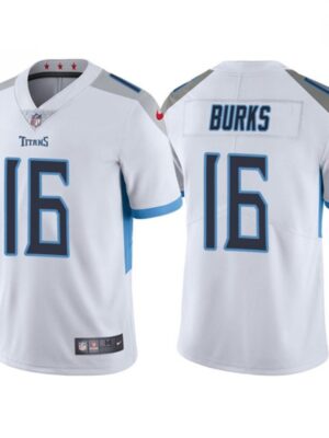 Men's Tennessee Titans #16 Treylon Burks White Vapor Untouchable Stitched Jersey