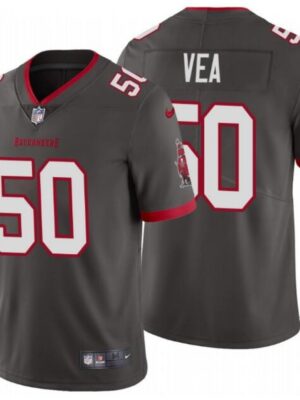 Men's Tampa Bay Buccaneers #50 Vita Vea New Grey Vapor Untouchable Limited Stitched NFL Jersey