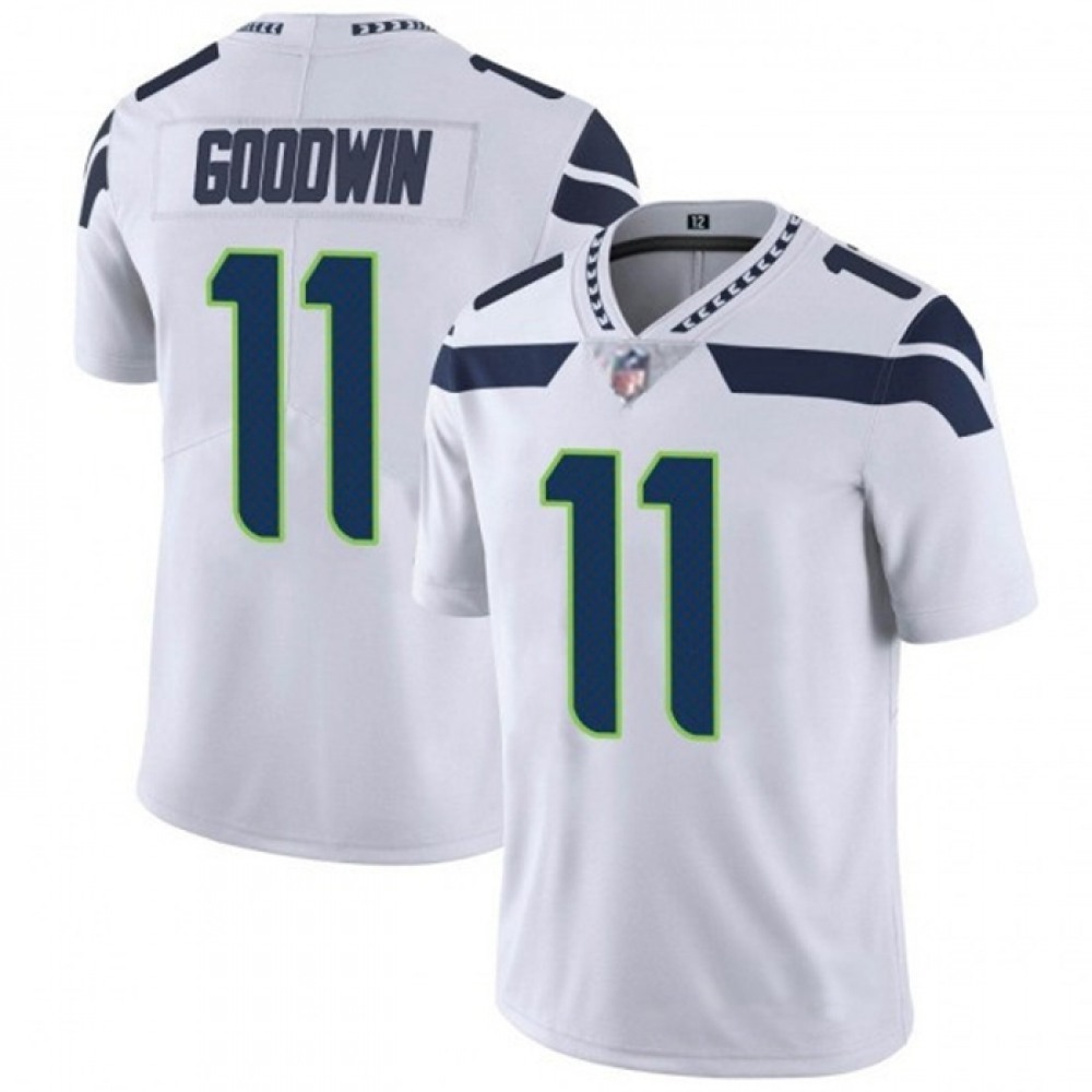 Men’s Seattle Seahawks #11 Marquise Goodwin White Vapor Untouchable Limited Stitched Jersey