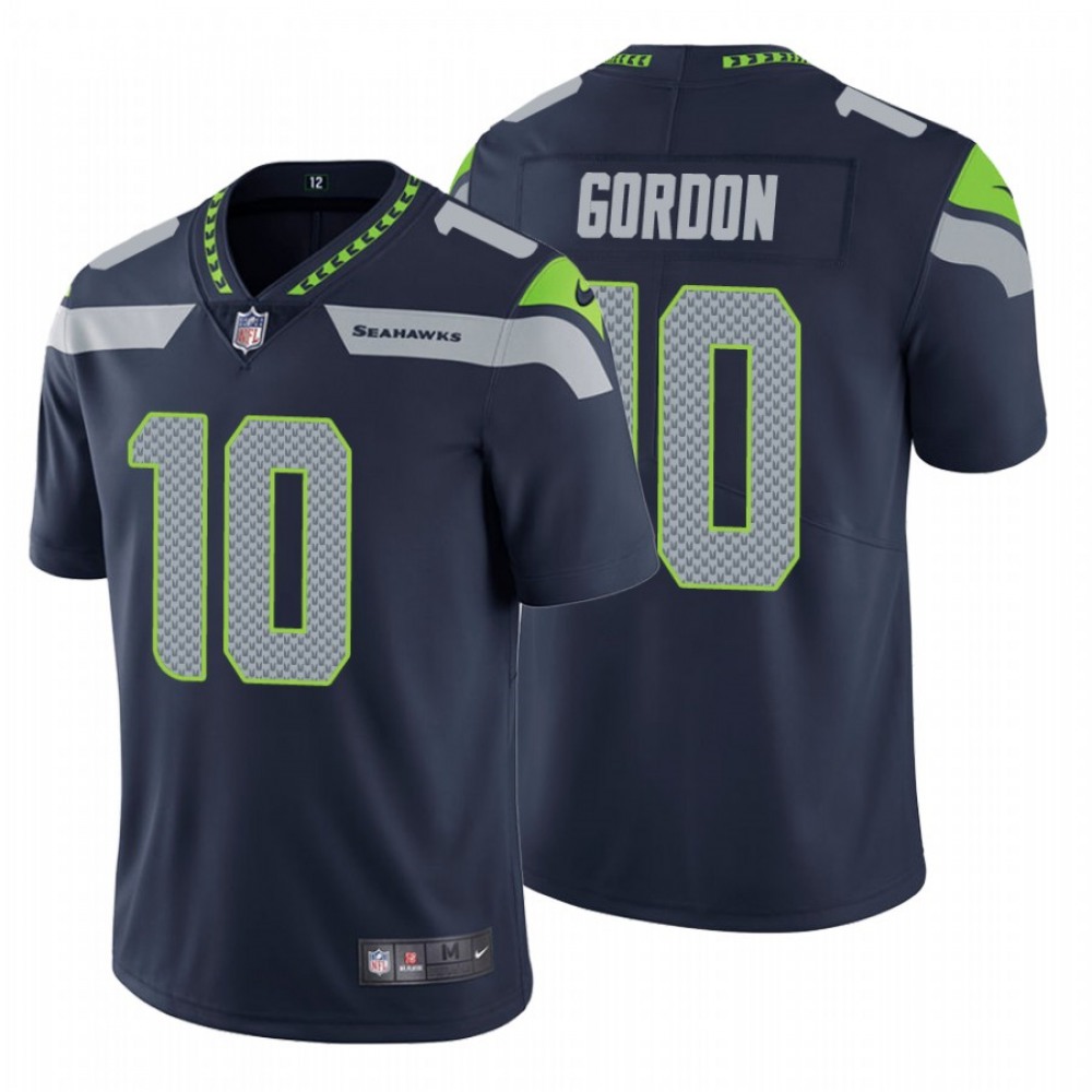 Men’s Seattle Seahawks #10 Josh Gordon Navy Vapor Untouchable Limited Stitched Jersey