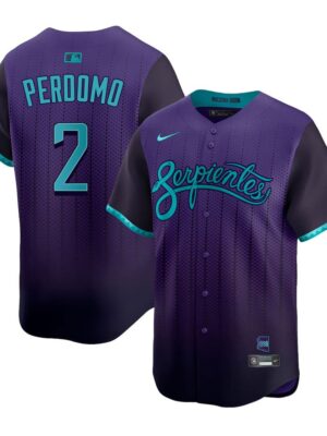 Men's Arizona Diamondbacks #2 Geraldo Perdomo Nike Purple 2025 City Connect Limited Player Jersey