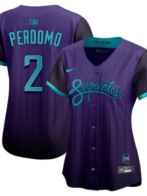 Women's Arizona Diamondbacks #2 Geraldo Perdomo Nike Purple 2025 City Connect Limited Player Jersey