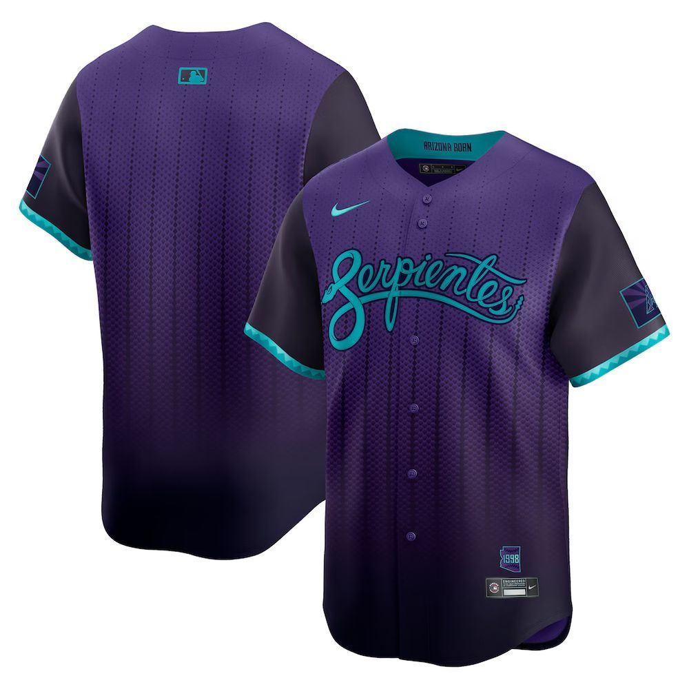 Men’s Arizona Diamondbacks Nike Purple 2025 City Connect Limited Jersey