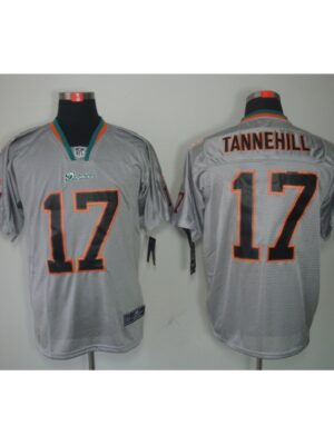 Men's Miami Dolphins #17 Ryan Tannehill Gray Limited Stitched NFL Jersey
