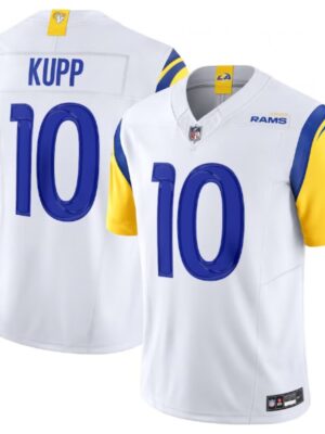 Men's Los Angeles Rams #10 Cooper Kupp White 2023 F.U.S.E. Vapor Untouchable Limited Stitched Football Jersey