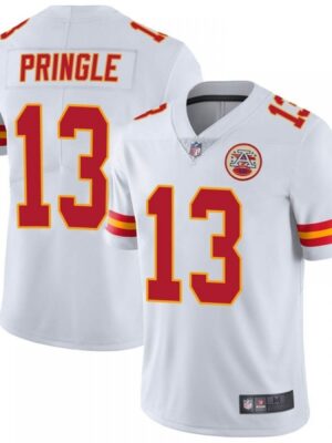 Men's Kansas City Chiefs #13 Byron Pringle White Vapor Untouchable Limited Stitched Jersey