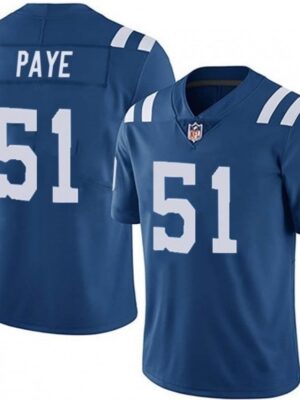 Men's Indianapolis Colts #51 Kwity Paye Blue 2021 Vapor Untouchable Limited Stitched Jersey