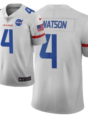 Men's Houston Texans #4 Deshaun Watson White 2019 City Edition Limited Stitched NFL Jersey