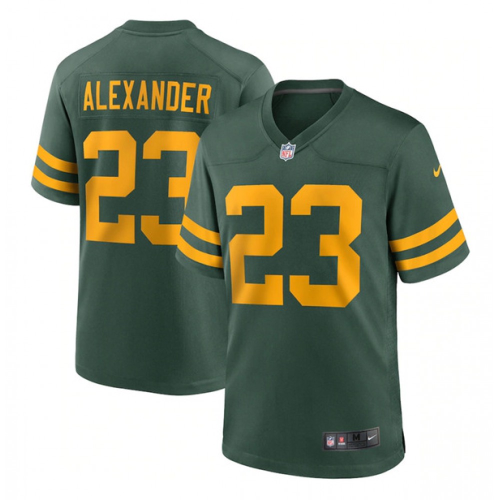 Men’s Green Bay Packers #23 Jaire Alexander 2021 Green Legend Stitched Football Jersey