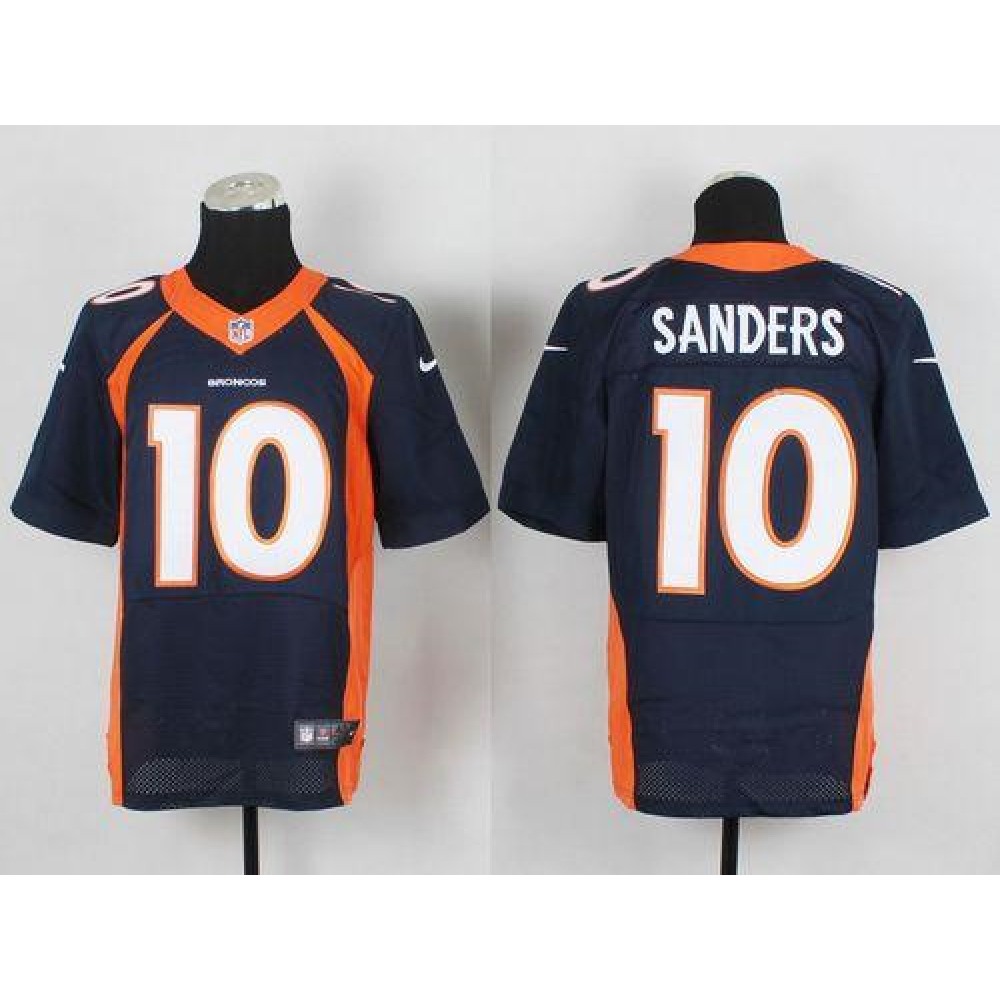 Broncos #10 Emmanuel Sanders Navy Blue Alternate Men’s Stitched NFL New Elite Jersey