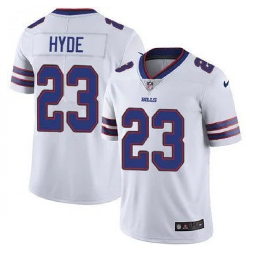 Men’s Buffalo Bills #23 Micah Hyde White Vapor Untouchable Limited Stitched Jersey