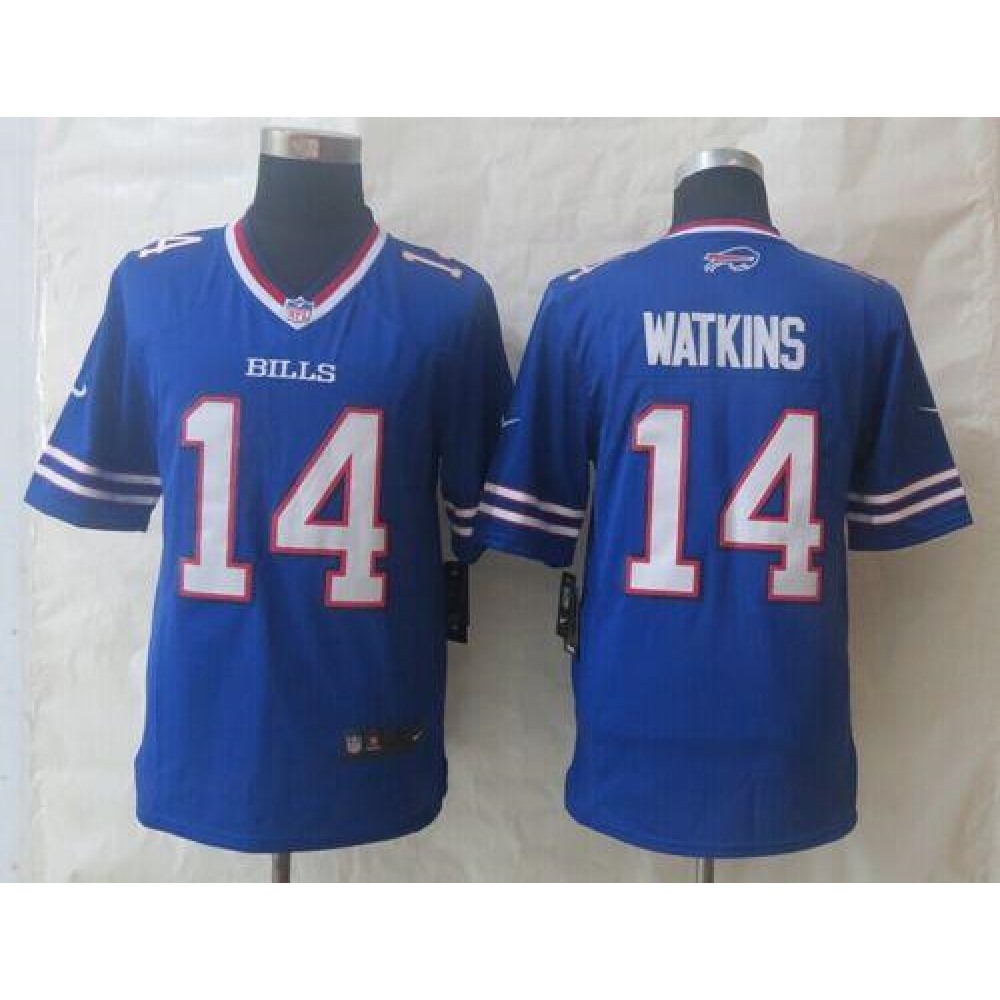 Bills #14 Sammy Watkins Royal Blue Team Color Men’s Stitched NFL New Limited Jersey