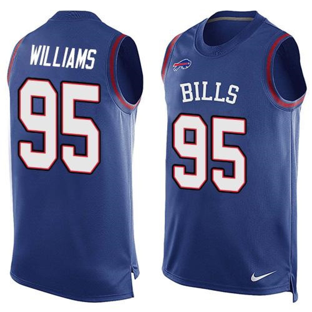 Bills #95 Kyle Williams Royal Blue Team Color Men’s Stitched NFL Limited Tank Top Jersey