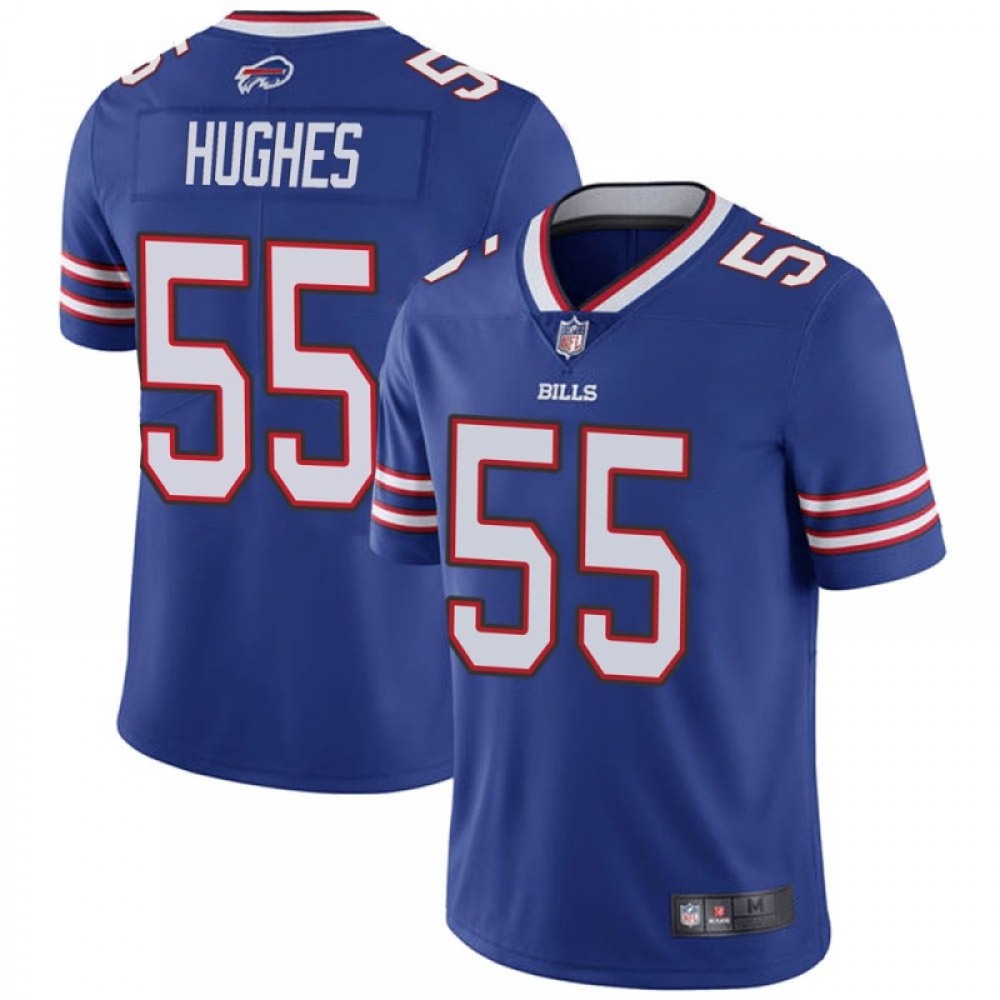 Men’s Buffalo Bills #55 Jerry Hughes Blue Vapor Untouchable Limited Stitched Jersey