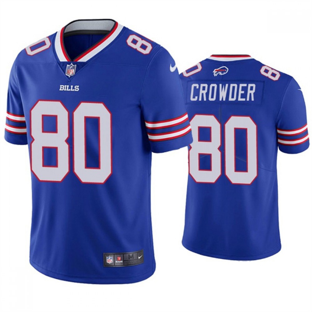 Men’s Buffalo Bills #80 Jamison Crowder Blue Vapor Untouchable Limited Stitched Jersey