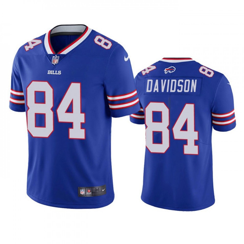 Men’s Buffalo Bills #84 Zach Davidson Blue Vapor Untouchable Limited Stitched Jersey