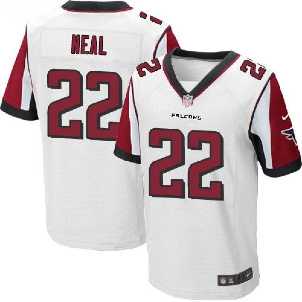 Falcons #22 Keanu Neal White Men’s Stitched NFL Elite Jersey