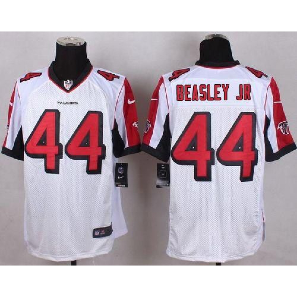 Falcons #44 Vic Beasley Jr White Men’s Stitched NFL Elite Jersey