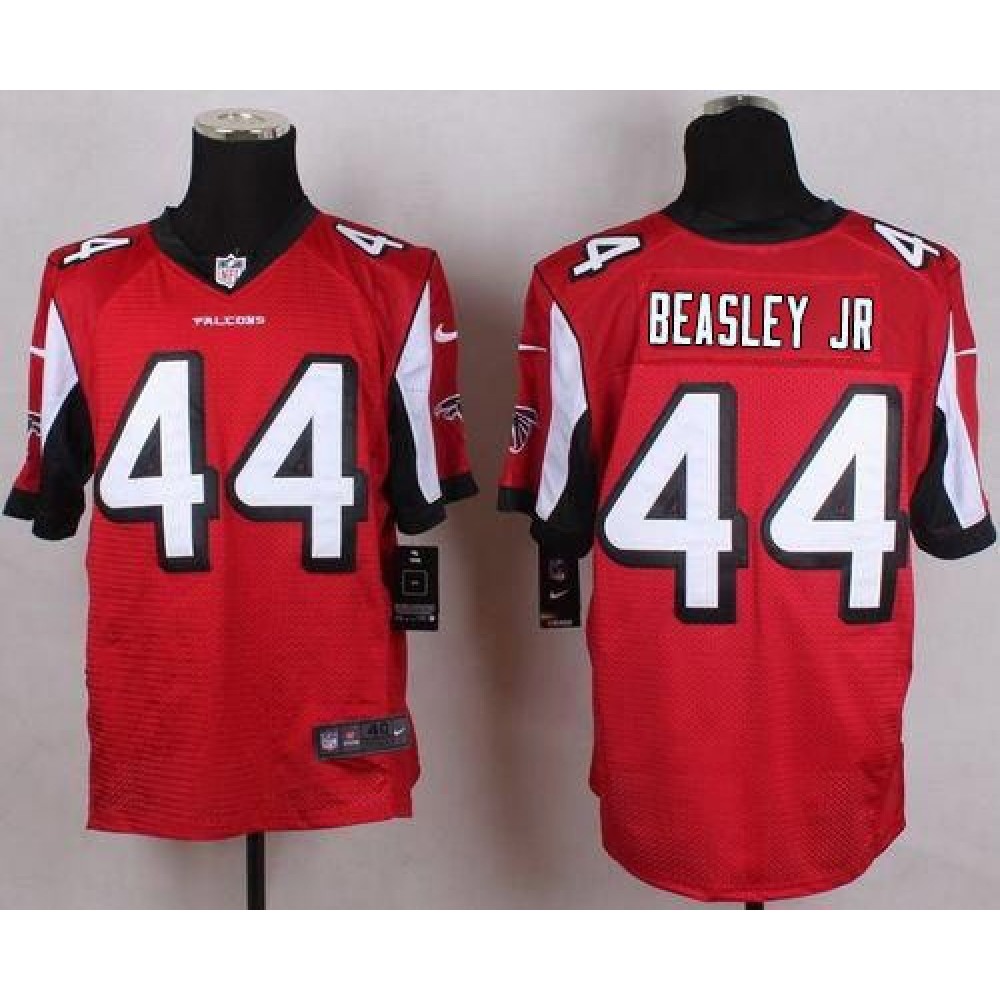 Falcons #44 Vic Beasley Jr Red Team Color Men’s Stitched NFL Elite Jersey