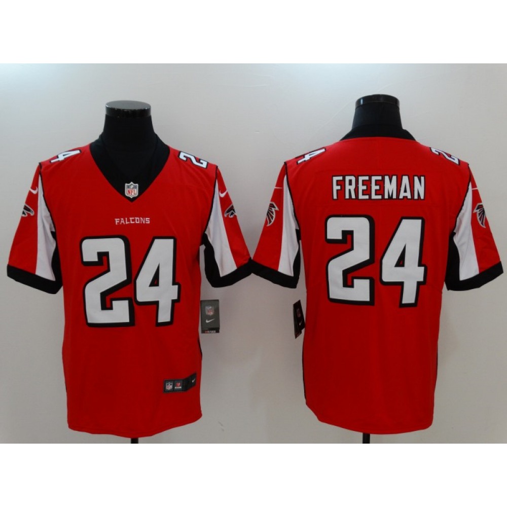Men’s Atlanta Falcons #24 Devonta Freeman Red Vapor Untouchable Player Limited Jersey