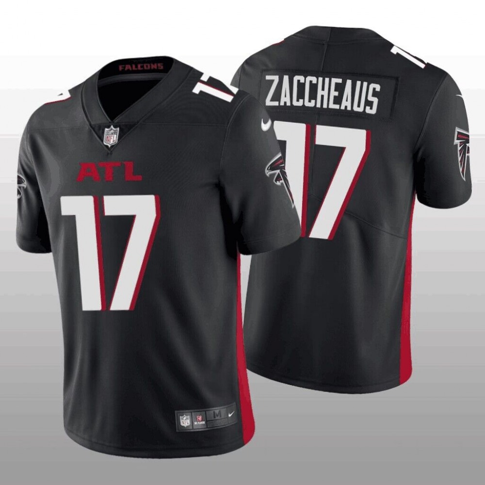Men’s Atlanta Falcons #17 Olamide Zaccheaus Black Vapor Untouchable Stitched Football Jersey