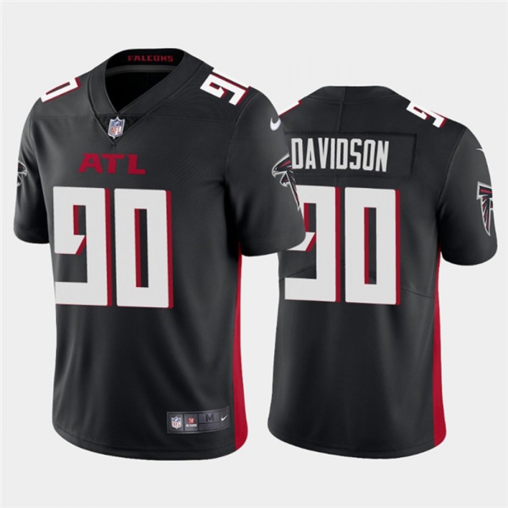 Men’s Atlanta Falcons #90 Marlon Davidson New Black Vapor Untouchable Limited Stitched NFL Jersey