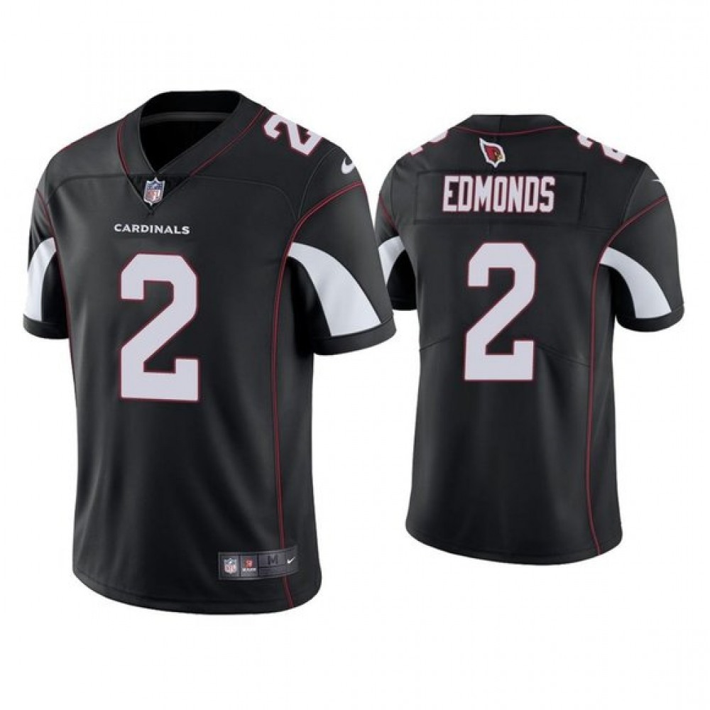 Men’s Arizona Cardinals #2 Chase Edmonds Black Vapor Untouchable Limited Stitched Jersey
