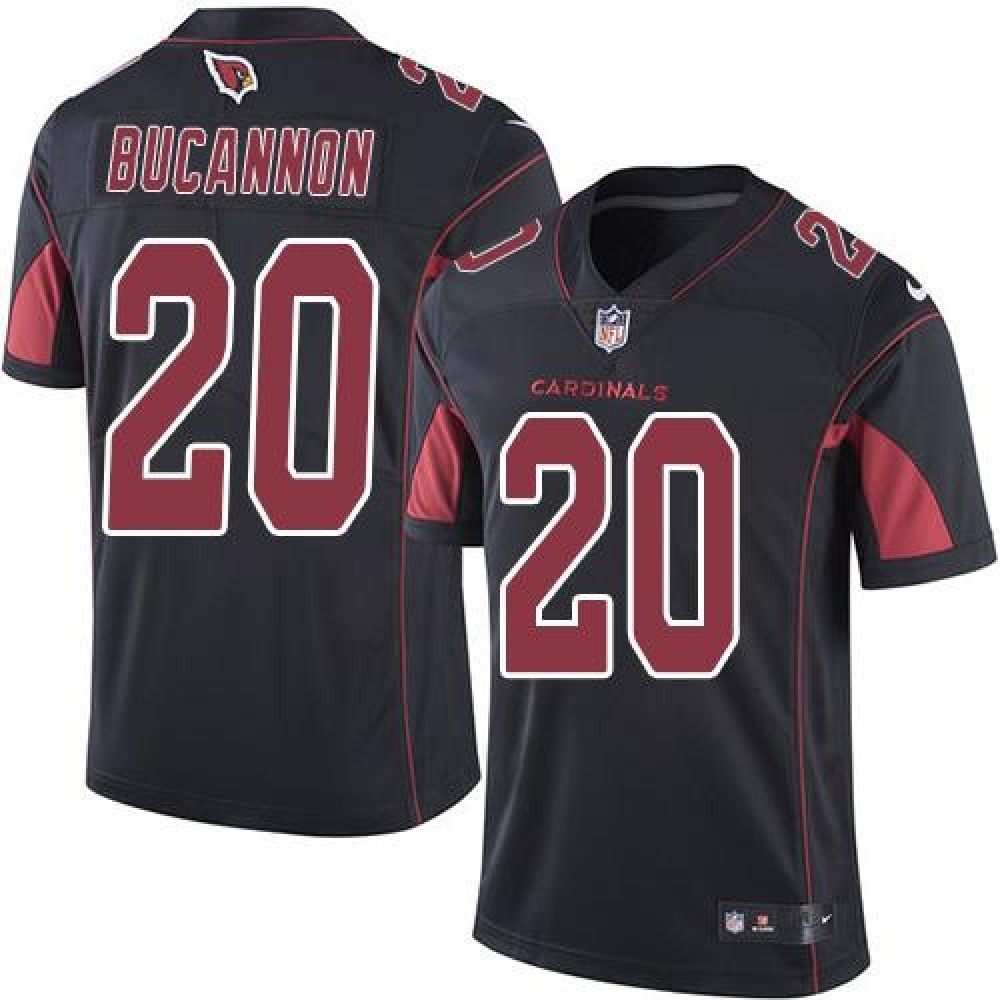 Cardinals #20 Deone Bucannon Black Men’s Stitched NFL Limited Rush Jersey