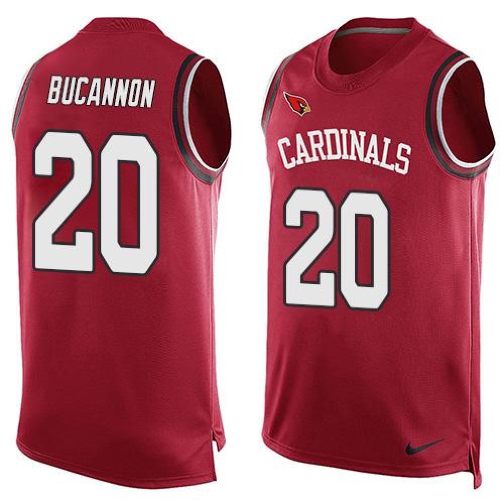 Cardinals #20 Deone Bucannon Red Team Color Men’s Stitched NFL Limited Tank Top Jersey