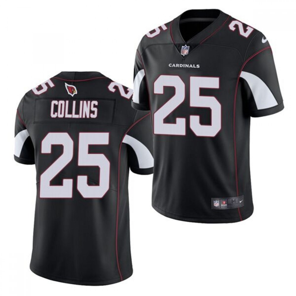 Men’s Arizona Cardinals #25 Zaven Collins 2021 Draft Black Vapor Untouchable Limited Stitched Jersey