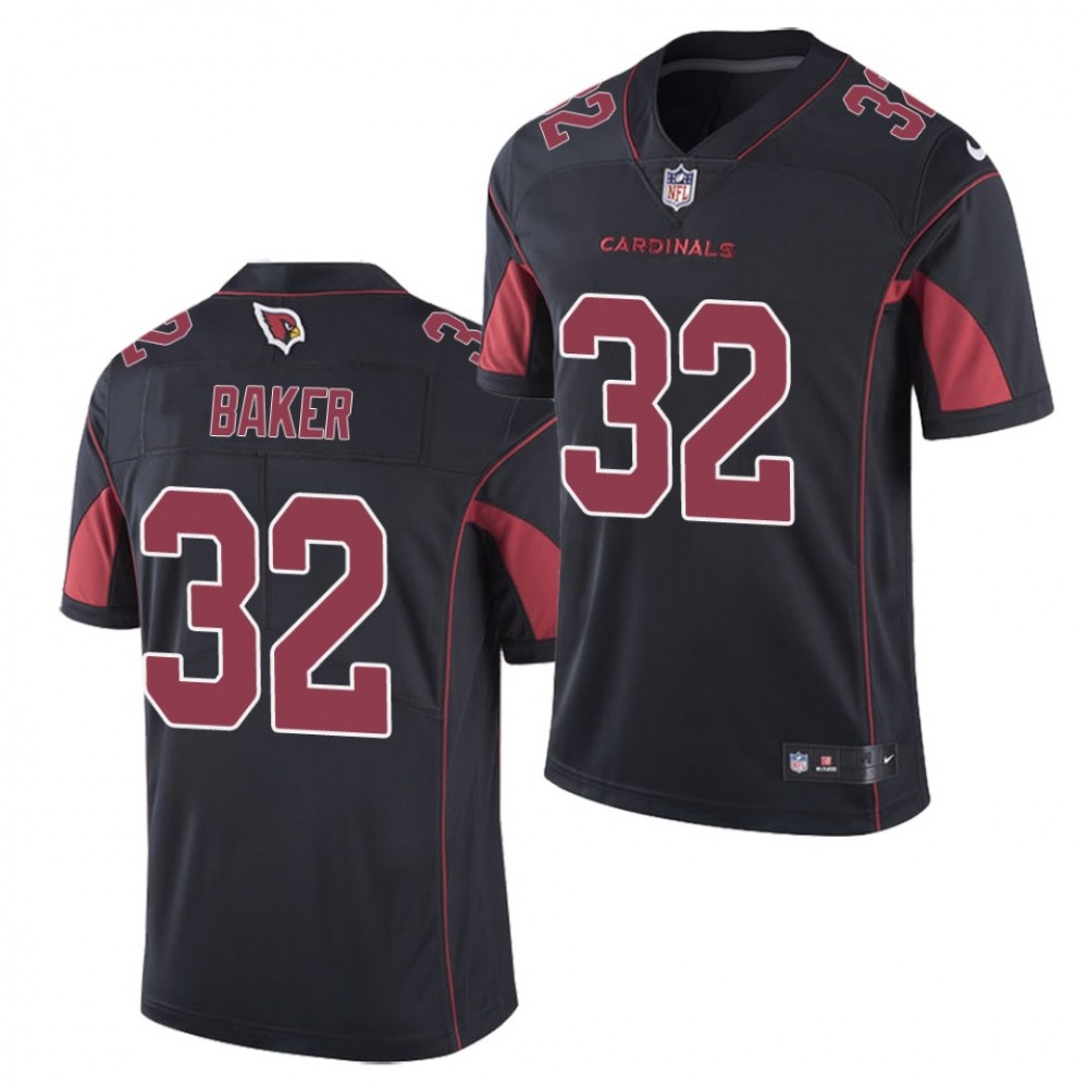 Men’s Arizona Cardinals #32 Budda Baker Black Color Rush Limited Stitched Jersey
