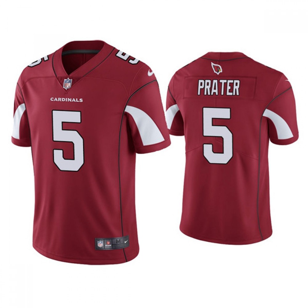 Men’s Arizona Cardinals #5 Matt Prater Red Vapor Untouchable Limited Stitched Jersey
