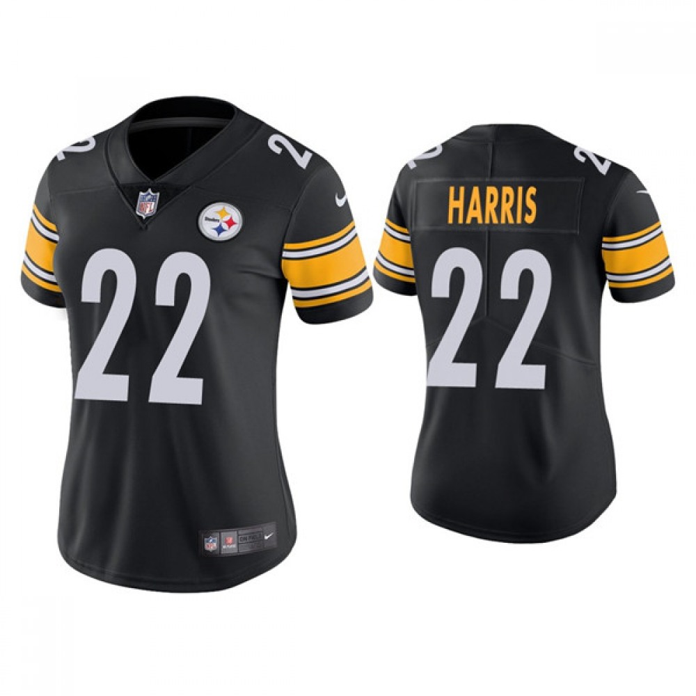 Women’s Pittsburgh Steelers #22 Najee Harris Black Vapor Untouchable Limited Stitched NFL Jersey(Run Small)