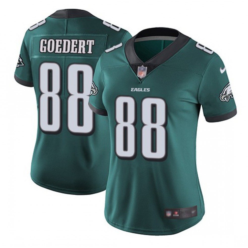 Women’s Philadelphia Eagles #88 Dallas Goedert Green Vapor Untouchable Limited Stitched Football Jersey(Run Small)