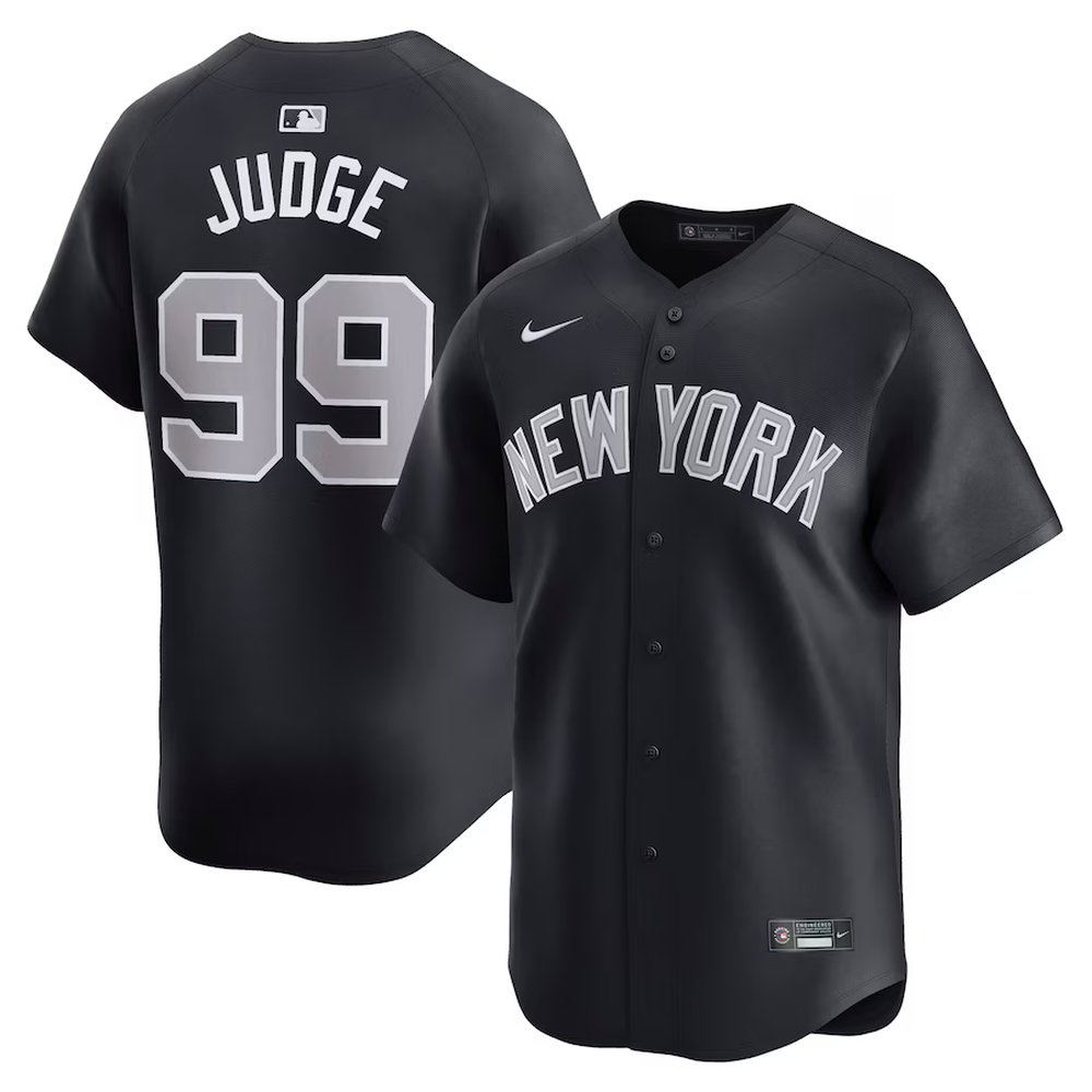 Men’s New York Yankees #99 Aaron Judge Navy Alternate Limited Player Jersey