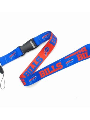 Buffalo Bills NFL Neck Lanyard Football Teams Detachable Strap Lanyards for Cellphone Holder